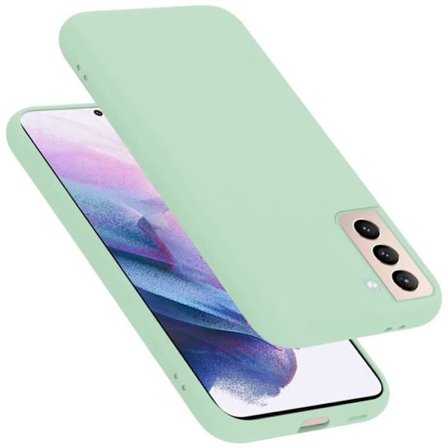 Fodral till Samsung Galaxy S22 Skal i LIQUID LIGHT GREEN Fodral Skydd i silikon TPU mobiltelefon