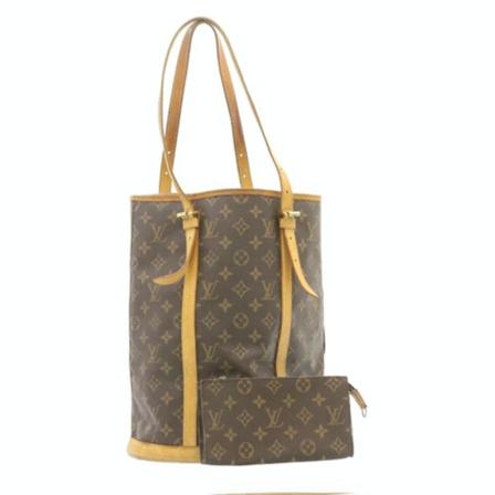 Louis Vuitton Vintage Pre-owned Canvas Bucket Taske Brun, Dame Vintage Tasker, Størrelse: ONE Size