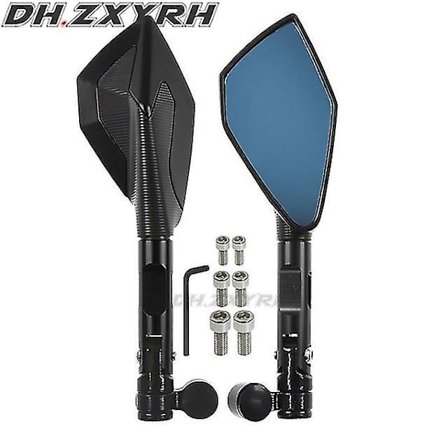 Motorsykkel Styre Bakre Speil Anti-glare Speil For Yamaha Mt-09 Mt09 Mt 09 Mt 07 Mt07 Mt-07 Tracer 2014-2021 2-Svart