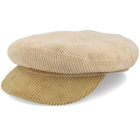 Brixton - Beige vega Keps - Fiddler Cap Medal Bronze Vega Cap @ Hatstore