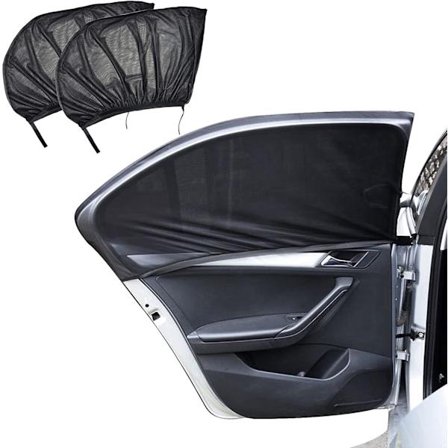 Baby Bil Solskydd, 2 st Bil Solskydd Nät, Universal Barn C