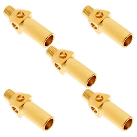 Messing Propan Naturgas Jet Tips til 10,20,32 Tips Støbejernsbrænder Propan Gasbrænderdyse(Pac [DB]