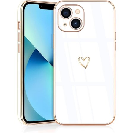 iPhone 13 Kuori Söpöllä Suojalla, Valkoinen