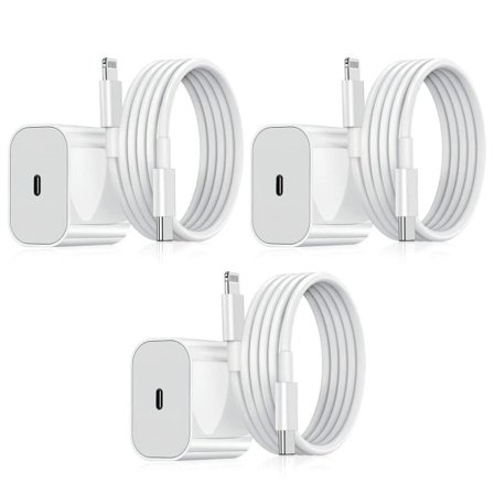 4-pakkaus - iPhone-laturi - Pikalaturi - Adapteri + 2 m datakaapeli 20 W USB-C valkoinen 4-pakkaus iPhone 4