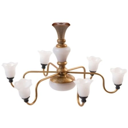 1 sarja kattomallivalaisin Vintage Miniatyyri Kattolamppu Huonekalujen Koristesarja Kulta