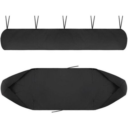 Beskyttende pose til markise, 4,5 m støvtæt betræk til terrassemarkise, opbevaringsbetræk til terrassemarkise, vandtæt vinterbeskyttelse