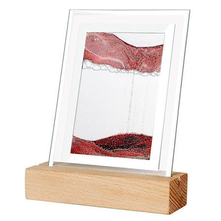 Flytande Rörelse Bubbler Timer Rörlig Sandsbild