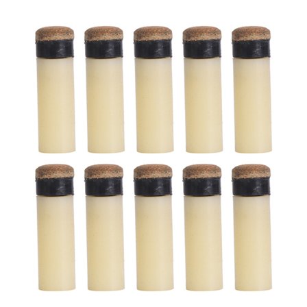 10 KPL Snooker Pool Cue -keppien päitä Biljarditanko Vaihto-osat Korjaustyökalutarvikkeet Lisävarusteet 11mm