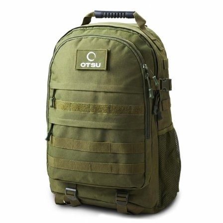 Expedition | Zaino tattico verde militare multi-scomparto da 35L con spazio per patch per uomini - Zaini