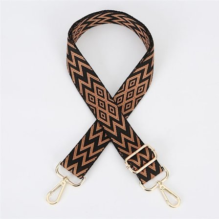 Justerbar 80-140cm Handhållen Axelrem (Brun) Snodd Väska Ha