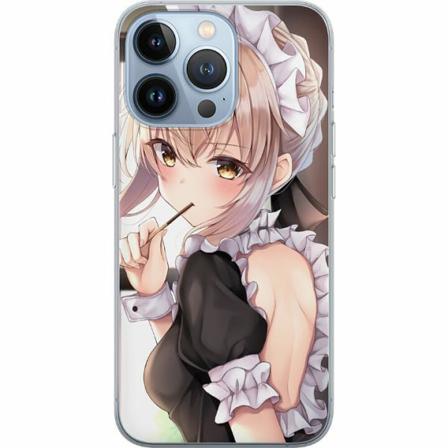 Apple Iphone 14 Pro Genomskinligt Skal Anime Girl Cute