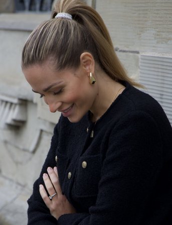 By Jolima Drop Earring - Gold - ONE SIZE