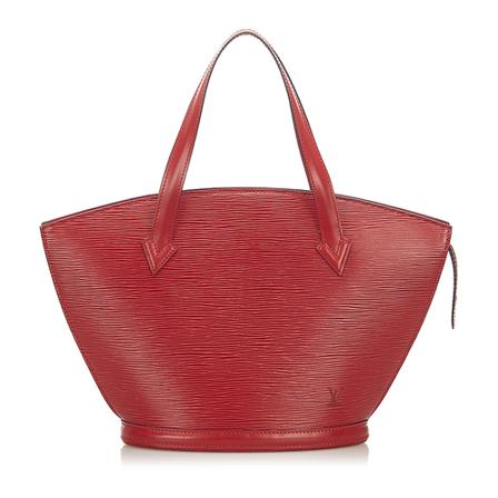 Louis Vuitton Vintage, Pre-owned Epi Saint Jacques PM Short Strap Leather Rood, Dames, Maat:ONE Size