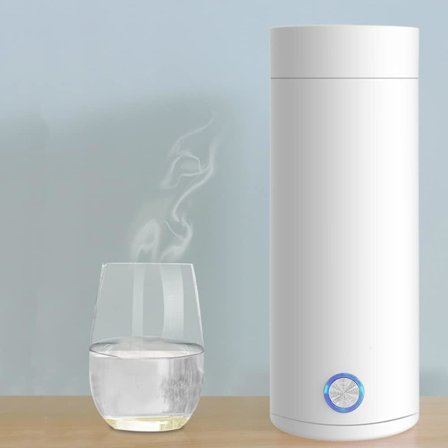 Sähköinen vedenkeitin, 400 ml matkakäyttöön, 3-in-1 minikeitin