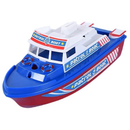 Pool Warship Skibs Badelegetøj - Børnelegetøjsbåd, Warship Cruise Legetøj i Badekar, Gave til Børn Pool Legetøj (Rød)(h)