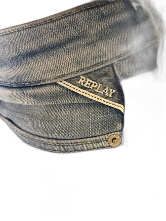 Replay New Luz ljusblå bootcut jeans