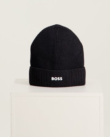 BOSS PULL ON HAT Svart Mössor Kille - Kids Brand Store