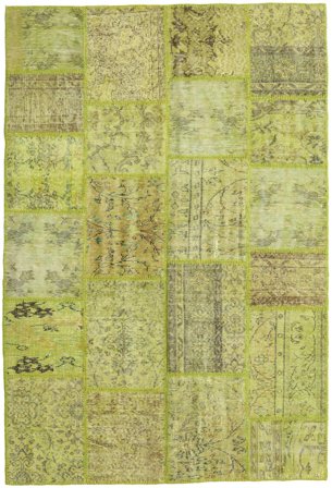 Mały Patchwork Dywan 158X233 Wełna