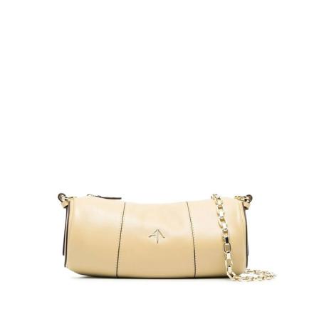 Manu Atelier Shoulder Väska beige, Dam Axelremsväskor, Dam, Storlek: ONE SIZE