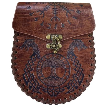 Mænd kvinder Fanny Pack taljetaske stil middelalderlig hængende bælte Møntpung Vintage bælte Ssangyong S00064