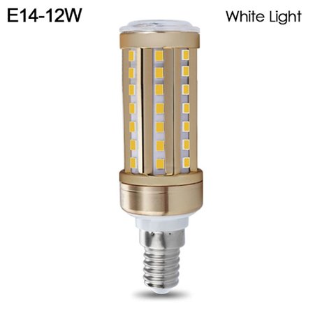 LED-pære Ingen flimmer E14-12WWHITE LYS HVIT LYS