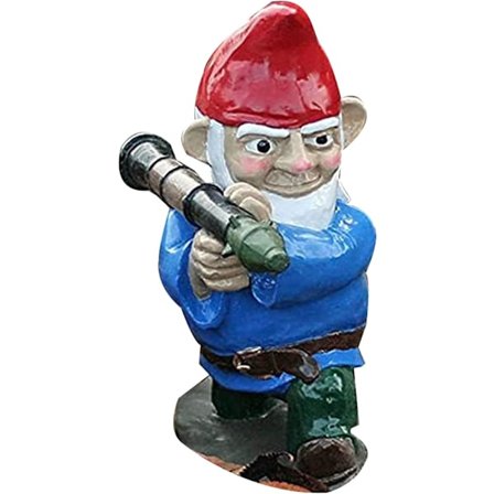 Dekorativ hagenisse, Morsom dekorasjon Stygg utendørs hagestatue Gjør folk glade Hagenisse Ornament Dekorasjon Hjemmegård Katt