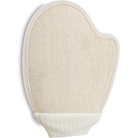 Naturlig Loofah Skrubber, Eksfolierende Badehandske & Kropsskrubbepude - Brusebad Eksfoliering til Mænd, Kvinder & Ældre Hudpleje