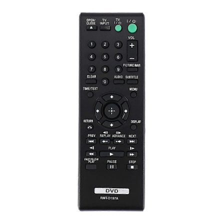 Rmt-D197A Smart Fjernbetjening til Sony Dvd Dvp-Sr210 Dvp-Sr210P Dvp-Sr510H Dvp-Sr510