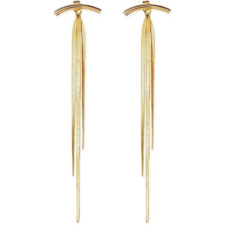 2 stk. Hoop Øreringe Guld Hoop Øreringe Sæt Personlige Dangle Øreringe