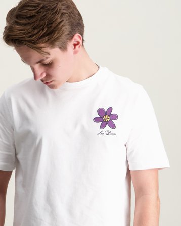 Les Deux Flower T-Shirt Hvid T-shirts Dreng - Kids Brand Store