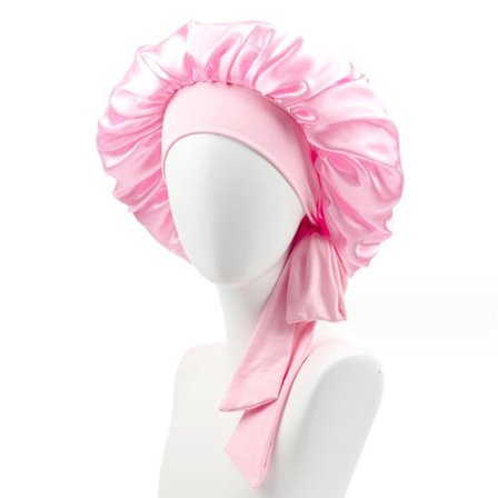 Hodeplagg for soving med lang hår i ensfarget design for kvinner