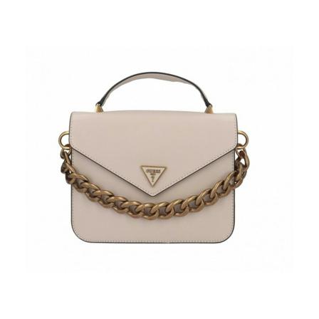 Guess, Shoulder Bags Beige, Dames, Maat:ONE Size,leer