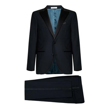 Boglioli, Dresses Blauw, Heren, Maat:2XL