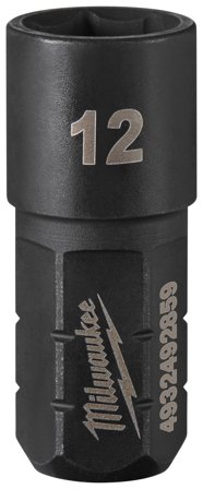 Milwaukee 4932492859 Hylsy läpikulkeva, M12FPTR 12 mm, Käsityökalut
