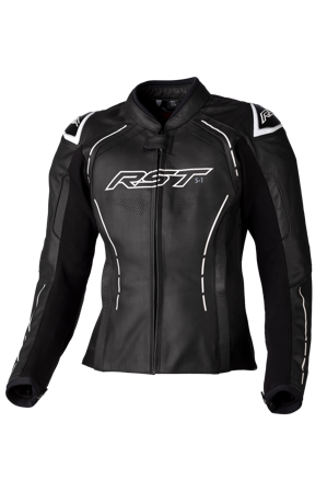 RST S1 Women's Motorcycle Jacket Black/White 10