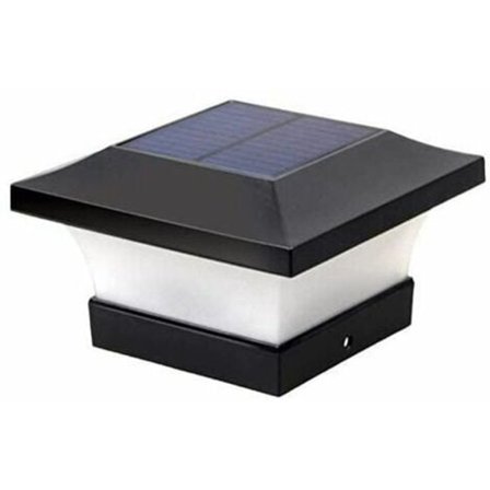 Solcellsstolpe Solcellslampor, Solcellsstolpe Solcellsstolpe Solcellsstolpslampa Vattentät Utomhus Pelarlampa Solcells LED-lampa för Trä
