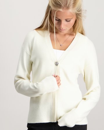 Kids ONLY KOGKATIA LS BLING CARDIGAN KNT Beigestä Villapuserot Tytöt - Kids Brand Store