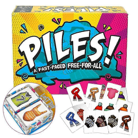 2024 Piles Kortspill Et Raskt Gratis-for-All Brettspill Familiekveld Fest Spill for Barn Voksne