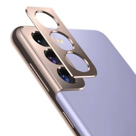 Galaxy S21 Linsskydd Skydd För Kamera Kameralins Roséguld Guld