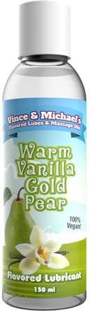 Warm Vanilla Gold Pear Smaksatt Glidmedel 150 ml