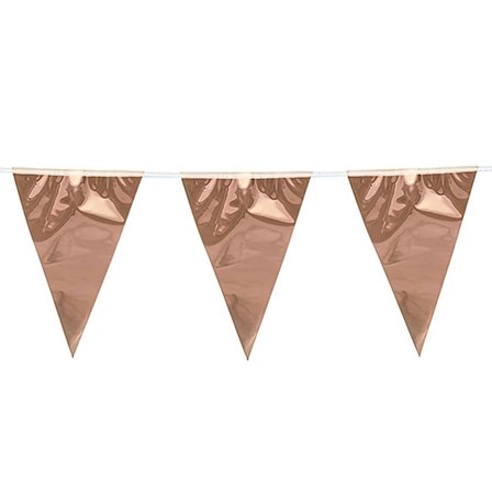 Flaggirlang Roseguld XL