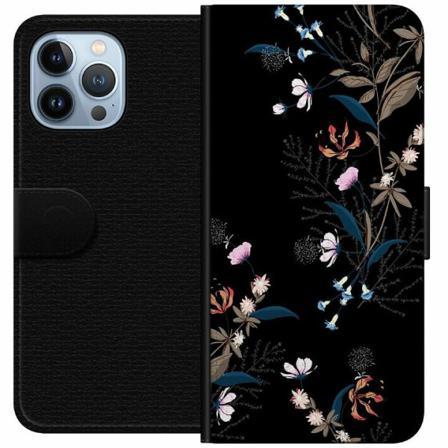 Apple Iphone 14 Pro Max Plånboksfodral Blommor