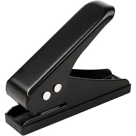 Lav Kraft 1-Hulls Hullmaskin, Enkel Hullmaskin, Papirhullmaskin, 1/4-Tommers Hull, 12 Arks Kapasitet, Metall, Sv