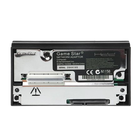 Sort SATA netværksadapter til Sony til PS2 konsol Gamestar SATA netværksadapter SATA interface HDD netværksadapter