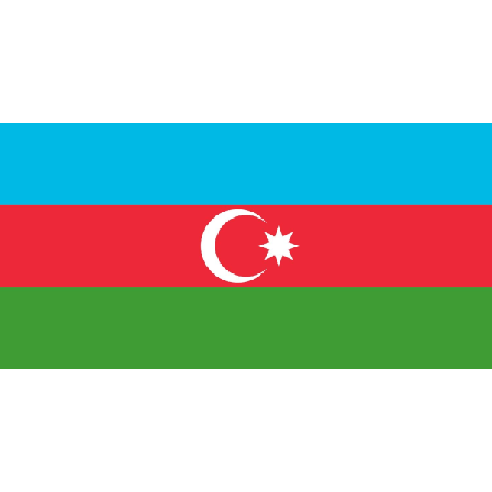Azerbajdzjan flagga Azerbajdzjan