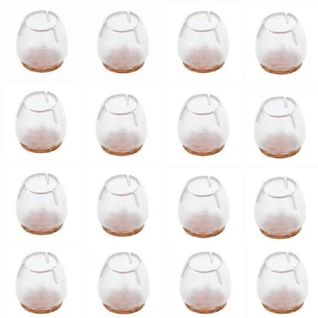 Stolebenbeskyttere, Silikonestolbenbetræk, Stolepude Silikone 16 Stykker, Møbelridsebestandig Stoleendestykke Stolebeskyttelse Stol