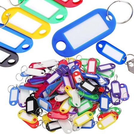 Nyckelring / Nyckelbricka – 100-Pack