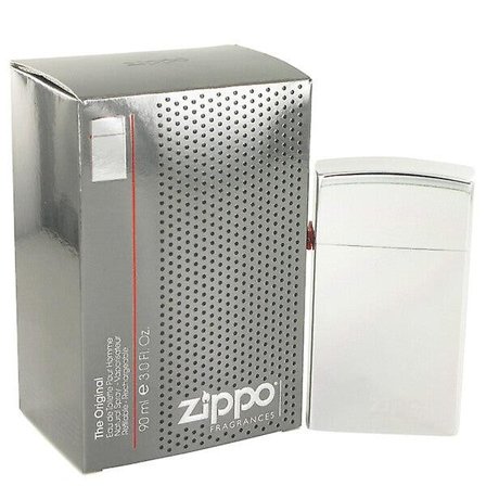 Zippo Silver Eau De Toilette Genopfyldelig Spray 3 Oz For Mænd
