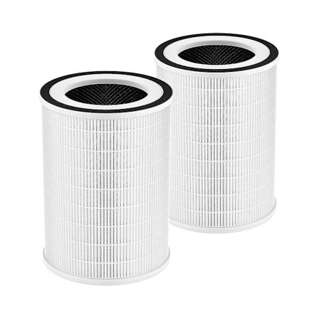 Hepafilterbyte, kompatibel med /kiloplus/kilopro/ Luftrenare, 2-pack