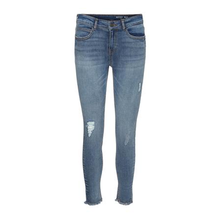 Noisy May, Slim-fit Jeans Blauw, Dames, Maat:W28 L30,Katoen